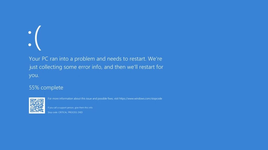 Erro de inicialização do Windows