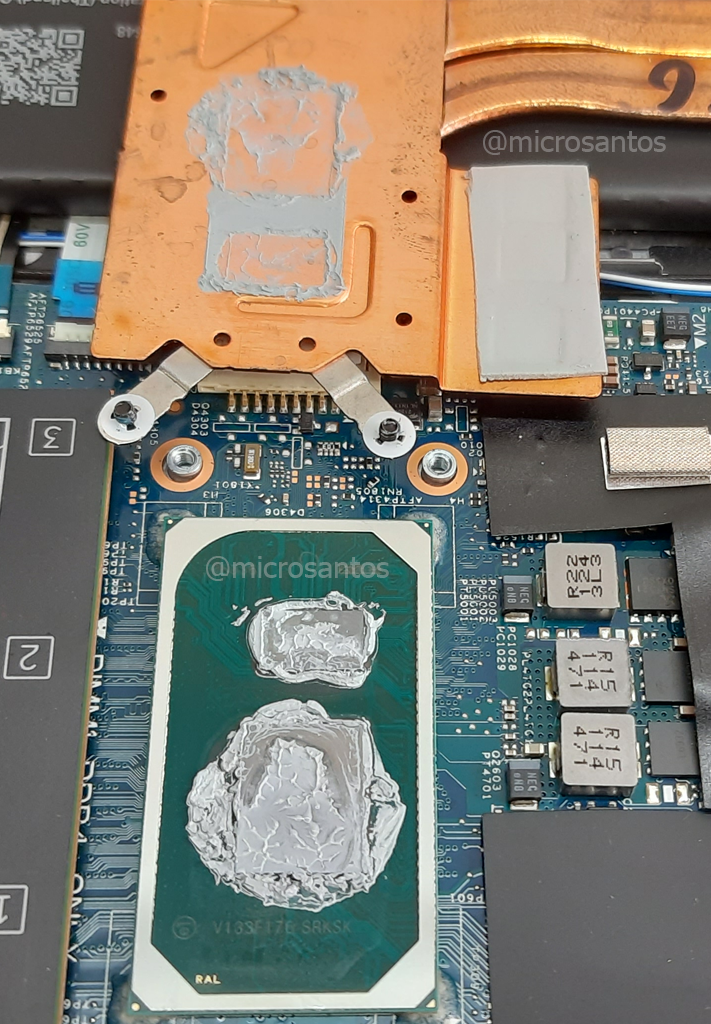 Notebook com pasta térmica ressecada