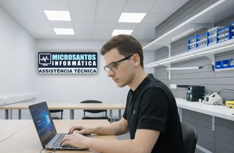 Microsantos Informática - Formatação de notebooks em Santos