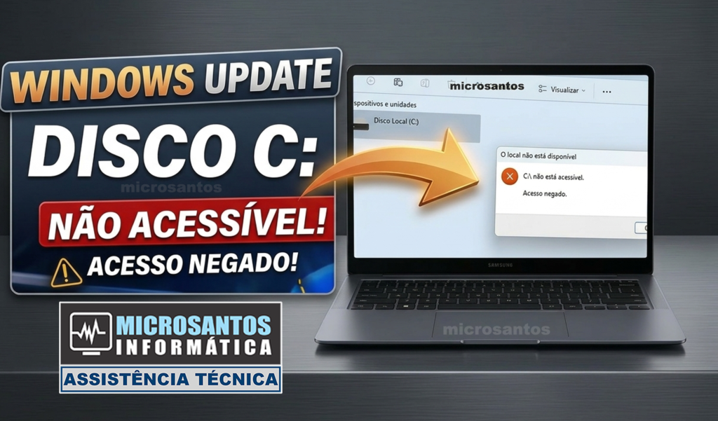 Problema no Windows Update Notebook Samsung